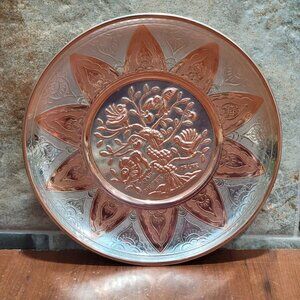 Tree of Life Silver Plated Handcrafted Metal Art Artisan David Miro Akko Israel